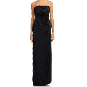 A.L.C. Layla Pleated Gown - Black